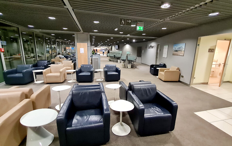Impression Lufthansa Business Class Lounge