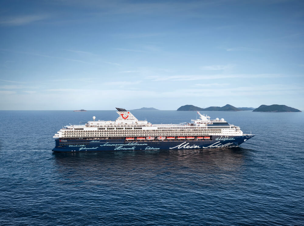 Mein Schiff Herz mit Inseln