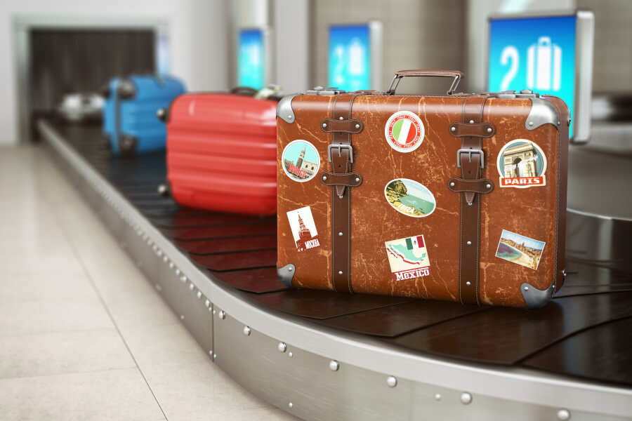Auffälliges Gepäck kann man am Gepäckband schneller finden