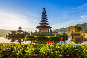 Wassertempel Pura Bratan Bali Indonesien