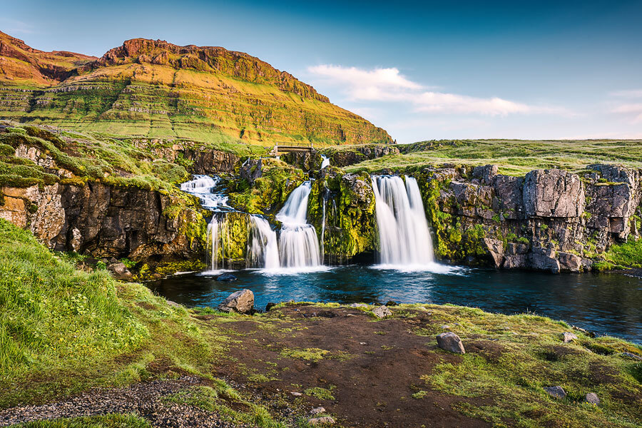 Kirkjufellsfoss Wasserfall auf Island
