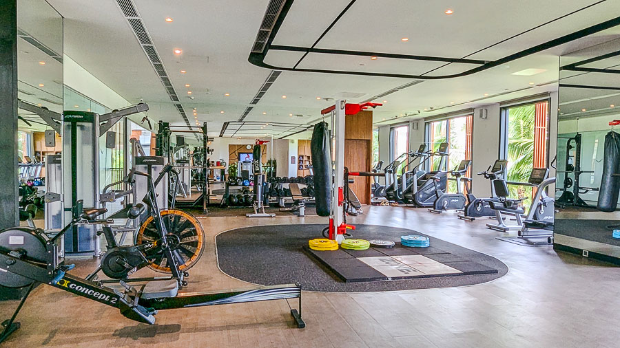 Fitnesstudio im Mövenpick Resort Waverly Phu Quoc