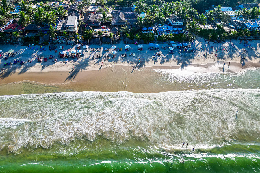 Der beliebte An Bang Beach in Hoi An