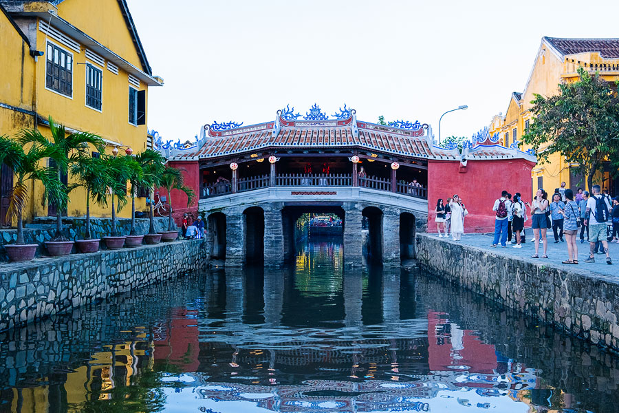 Japanische Brücke in Hoi An
