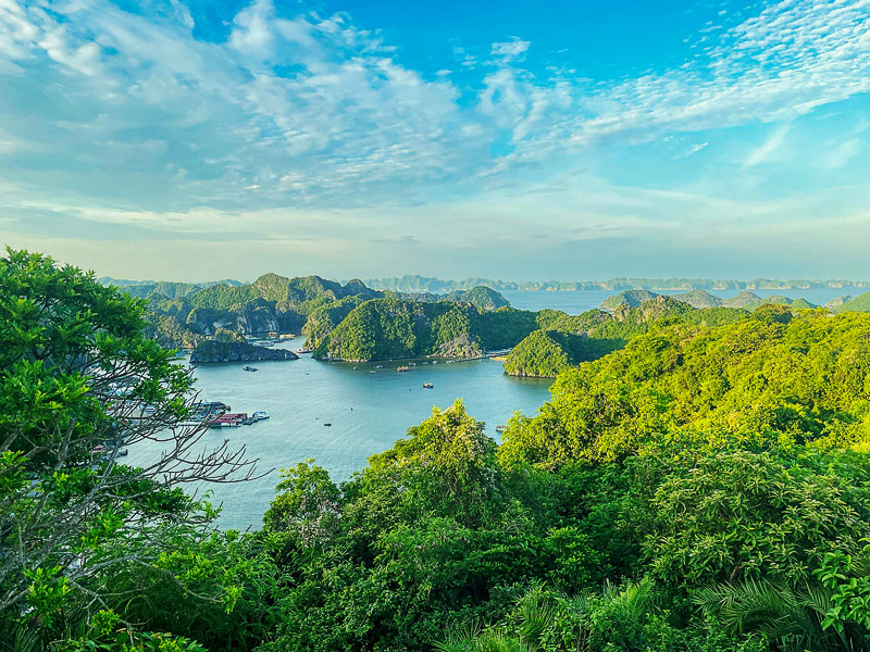Wunderschöne Lan Ha-Bucht in Vietnam