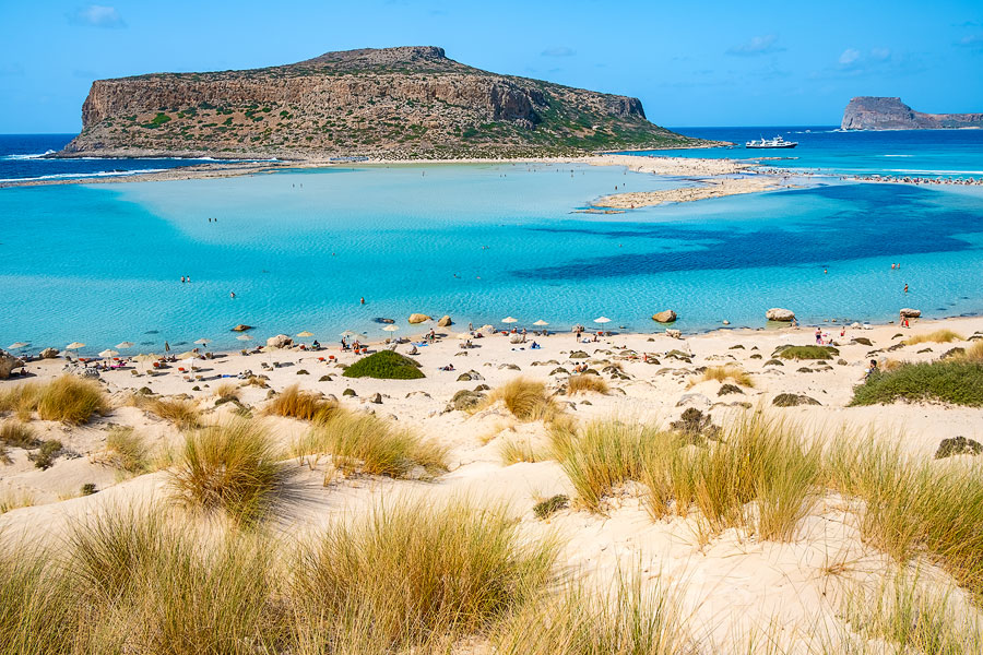 Die Balos Lagune auf der Insel Kreta - Griechenland