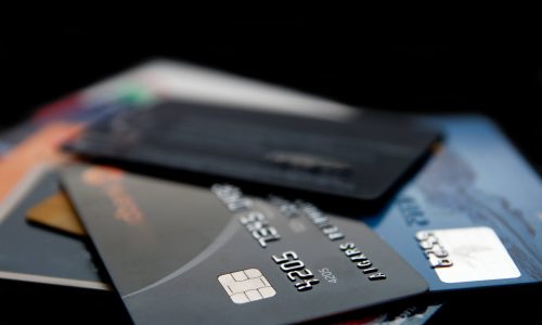 Kreditkarten-Mischung